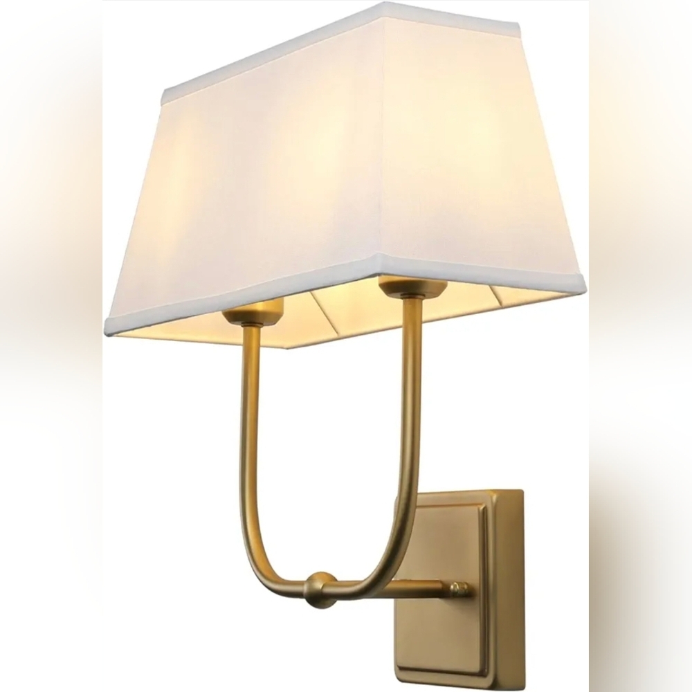 PERMO Transitional Double Sconce 2 Lights Indoor Sconce Wall Lighting Brand New
